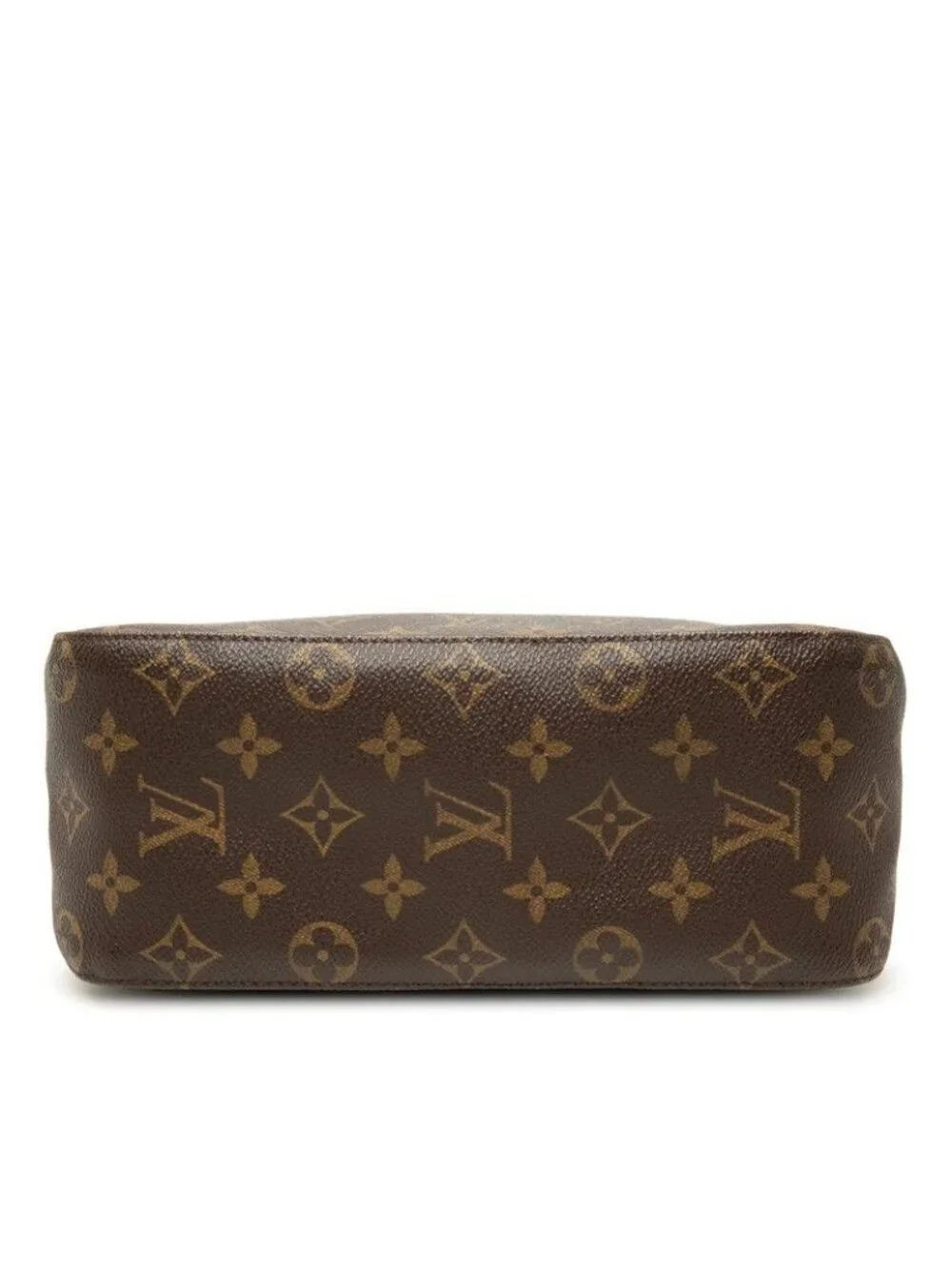 Louis Vuitton Monogram Looping MM Shoulder Bag Brown Leather